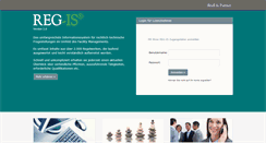 Desktop Screenshot of my.reg-is.de