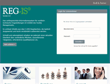 Tablet Screenshot of my.reg-is.de