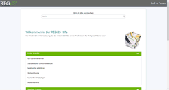 Desktop Screenshot of help.reg-is.de