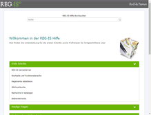 Tablet Screenshot of help.reg-is.de